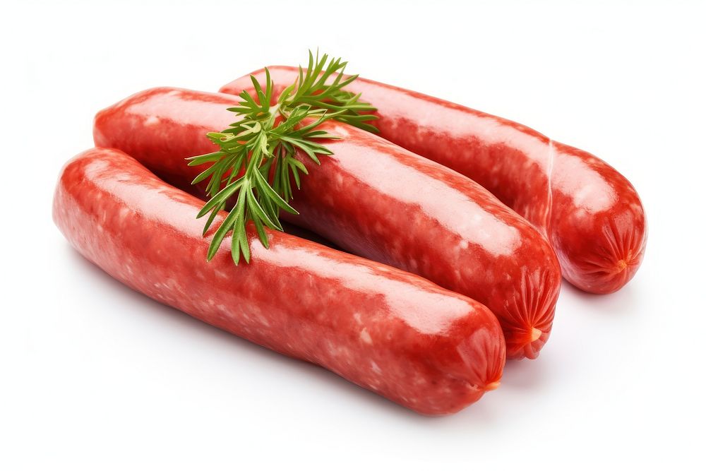 Raw sausage meat food pork. Free Photo rawpixel