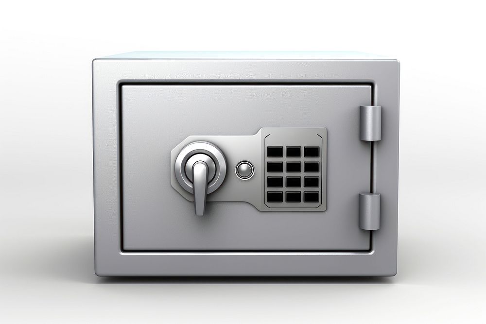 Digital Electronic Safe metal lock safe. AI generated Image by rawpixel.