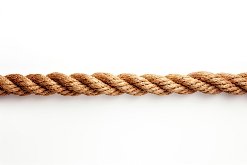 Straight rope backgrounds white background durability. AI generated Image by rawpixel.