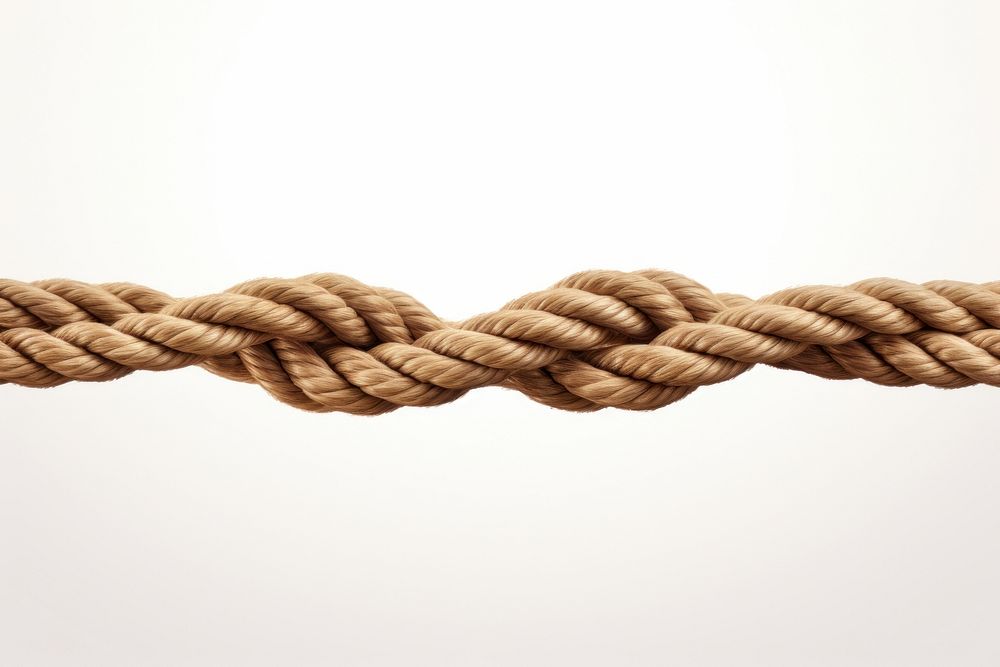 Ship ropes knot white background durability. AI generated Image by rawpixel.