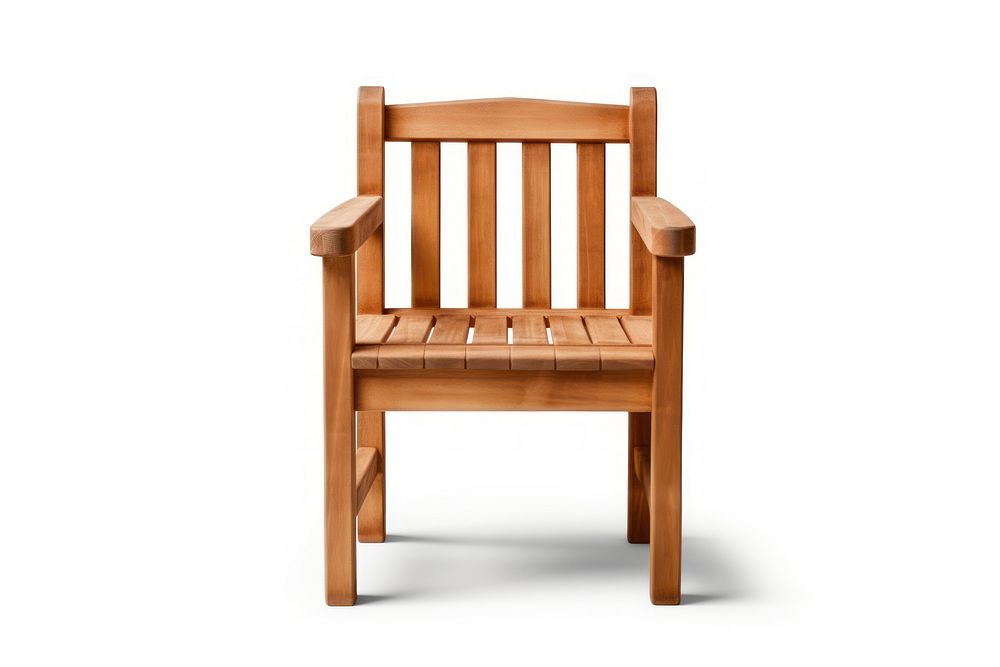 Wooden chair furniture armchair wood. AI generated Image by rawpixel.