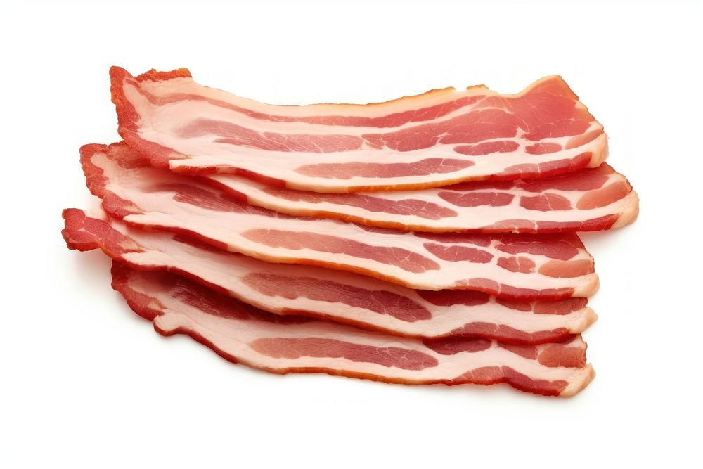 Bacon slice pork meat. AI generated Image by rawpixel.
