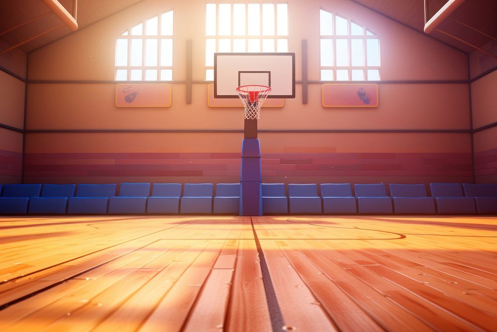 Basketball sports architecture competition. AI generated Image by rawpixel.