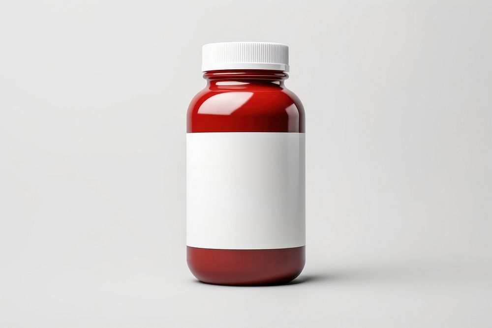 Medicine bottle label jar. AI generated Image by rawpixel.