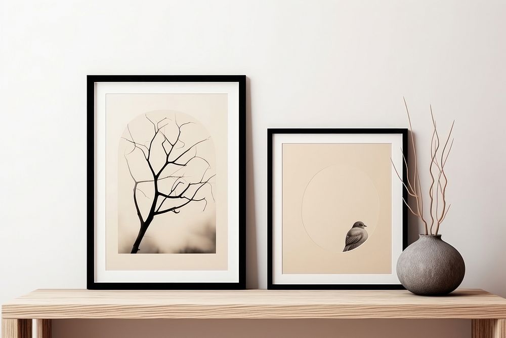 Frame plant representation decoration. AI generated Image by rawpixel.