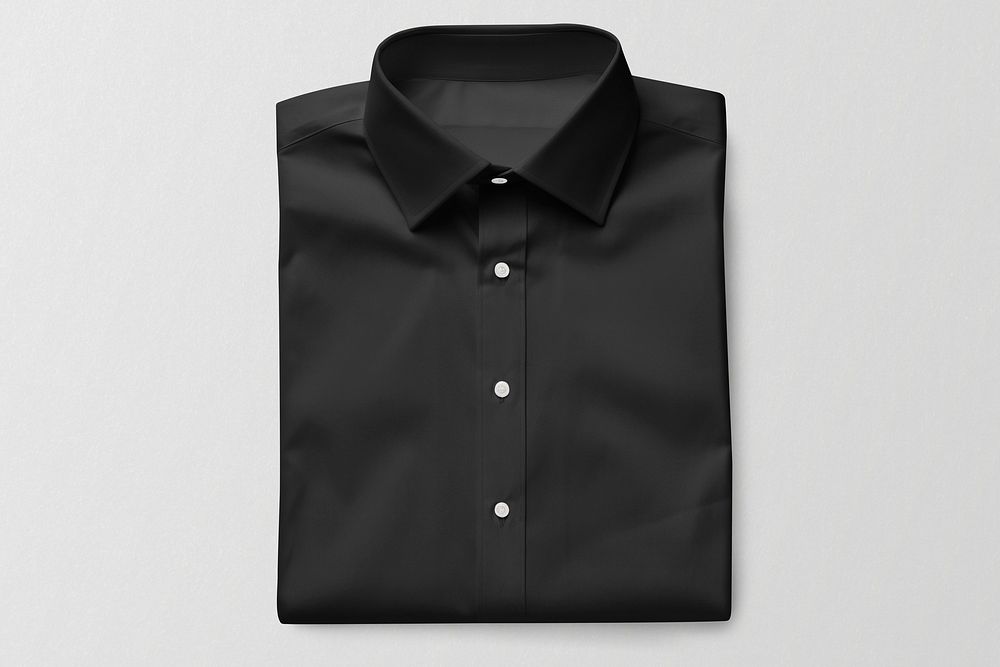 Dress shirt mockup, fashion clothing psd