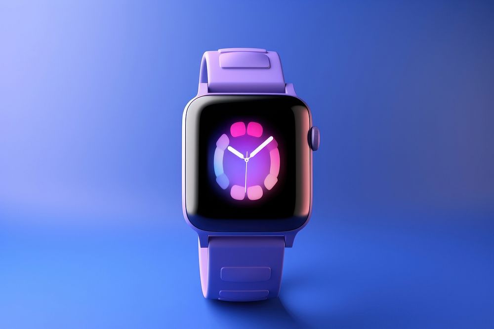 Smartwatch wristwatch font electronics. AI generated Image by rawpixel.