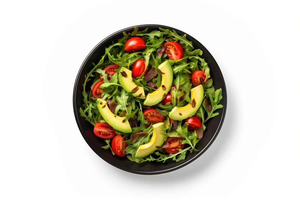 Arugula food vegetable avocado. AI generated Image by rawpixel.