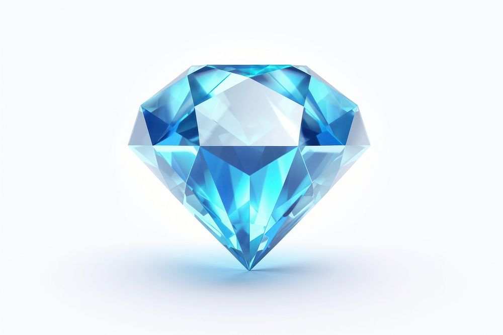 Game diamond gemstone jewelry white background. AI generated Image by rawpixel.