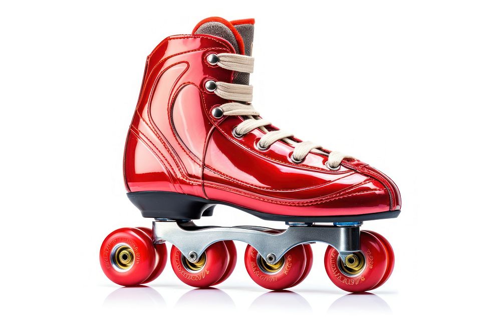 Roller skate sports font white background. AI generated Image by rawpixel.