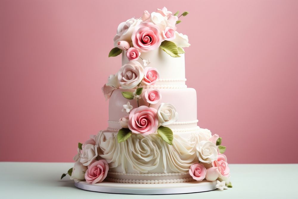 Wedding Cake wedding cake dessert. AI generated Image by rawpixel.