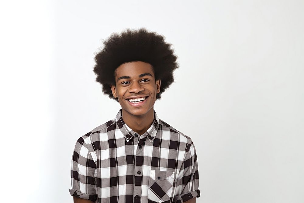 Afro men smile portrait photo. AI generated Image by rawpixel.