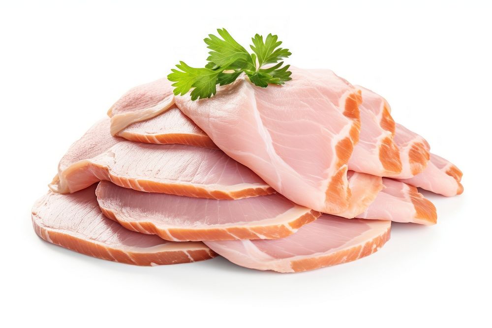Turkey slices meat pork food. AI generated Image by rawpixel.