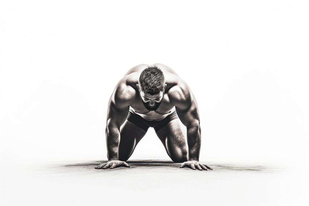Wrestling sports adult man. AI generated Image by rawpixel.