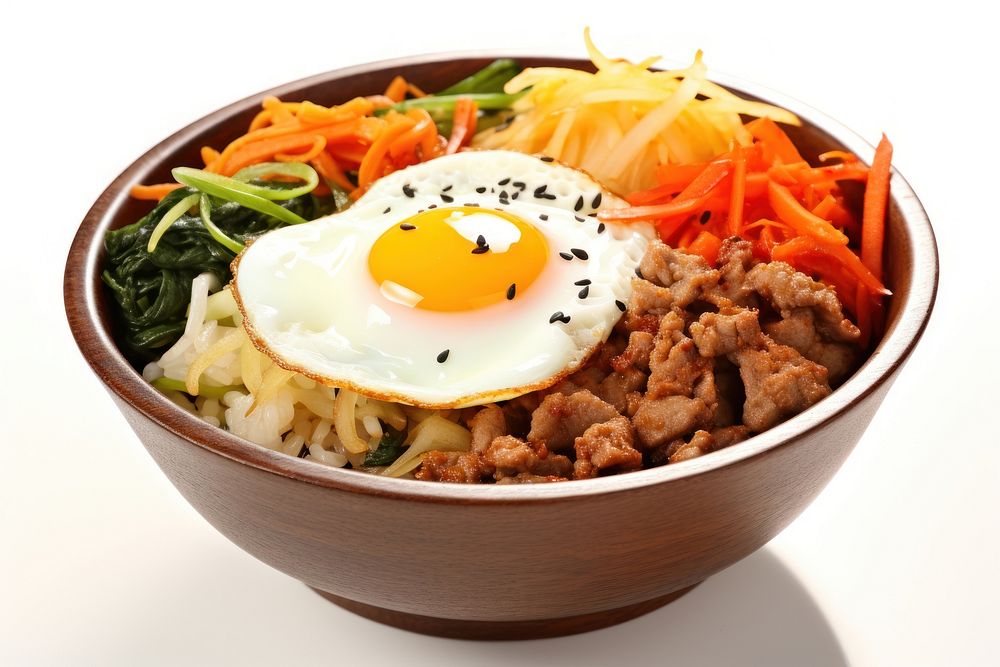 Food bowl noodle egg. AI generated Image by rawpixel.