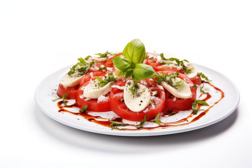 Appetizer italian food meal dish mozzarella. AI generated Image by rawpixel.