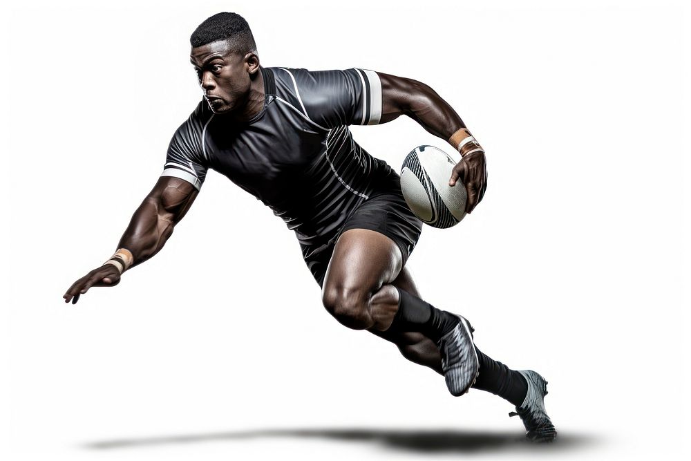 Playing rugby football sports adult. AI generated Image by rawpixel.