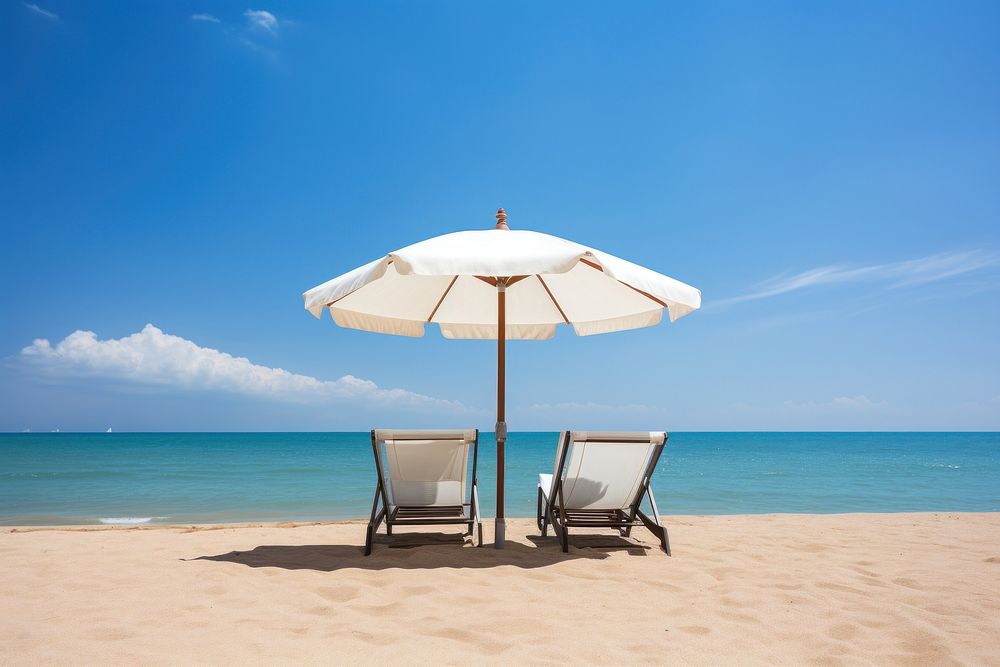 Holiday beach chair sky furniture. 