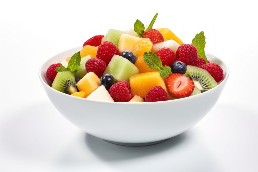 Fruit salad berry plant food. AI generated Image by rawpixel.