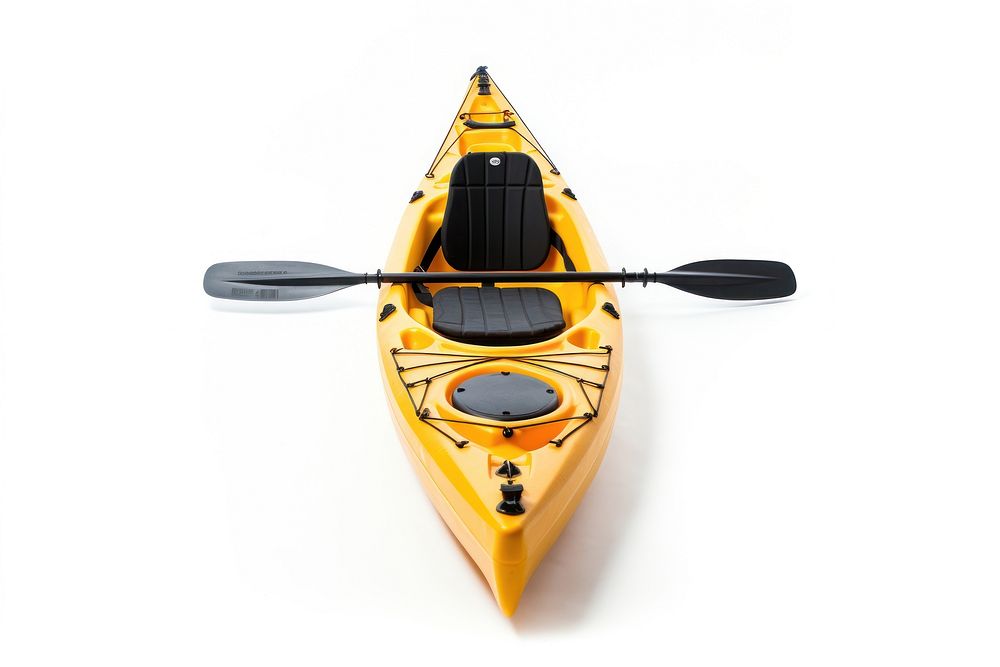 Plastic kayak recreation kayaking vehicle. AI generated Image by rawpixel.