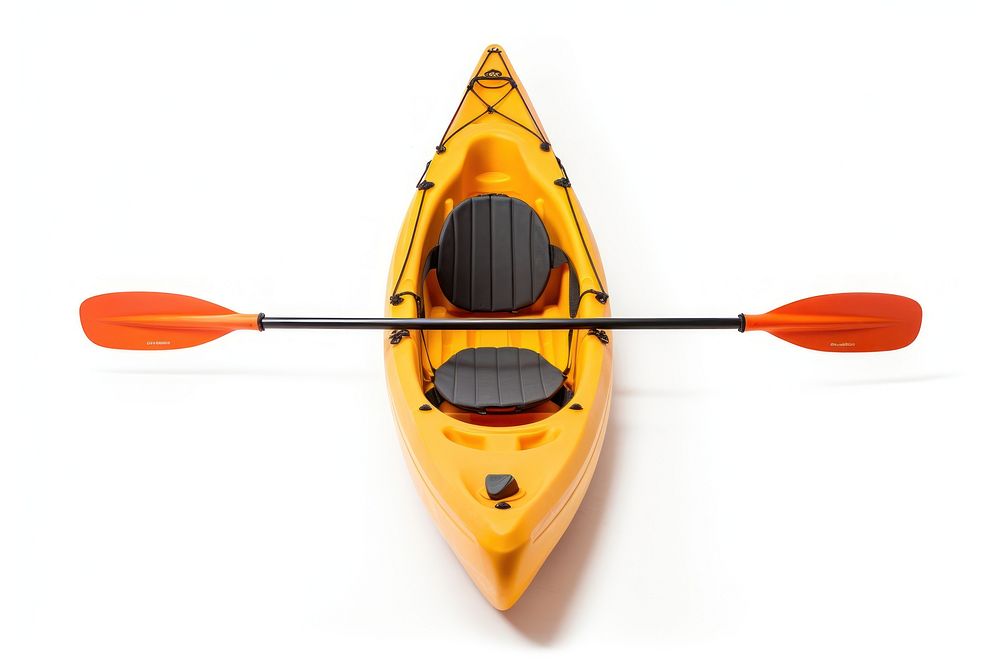 Plastic kayak vehicle paddle canoe. AI generated Image by rawpixel.