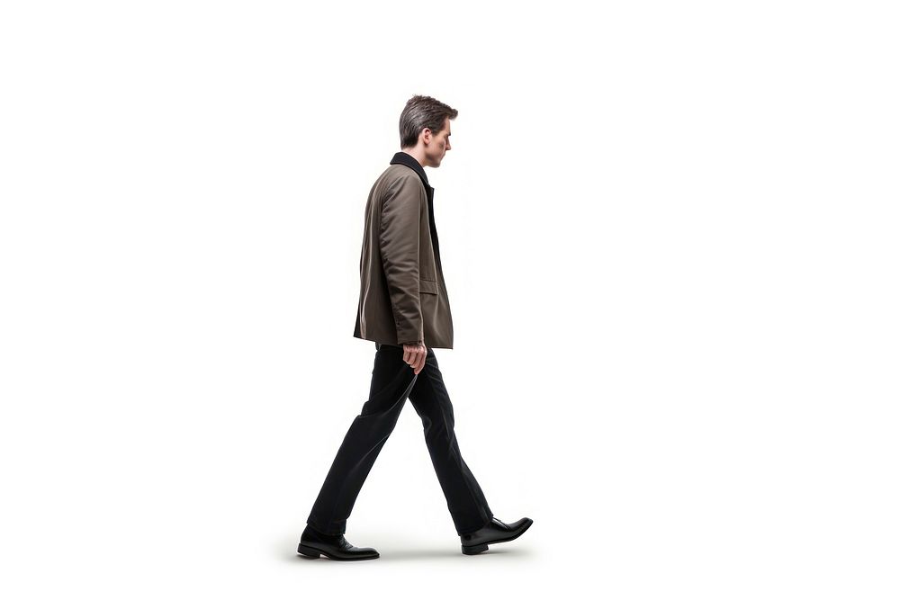 Person walking footwear standing adult. AI generated Image by rawpixel.