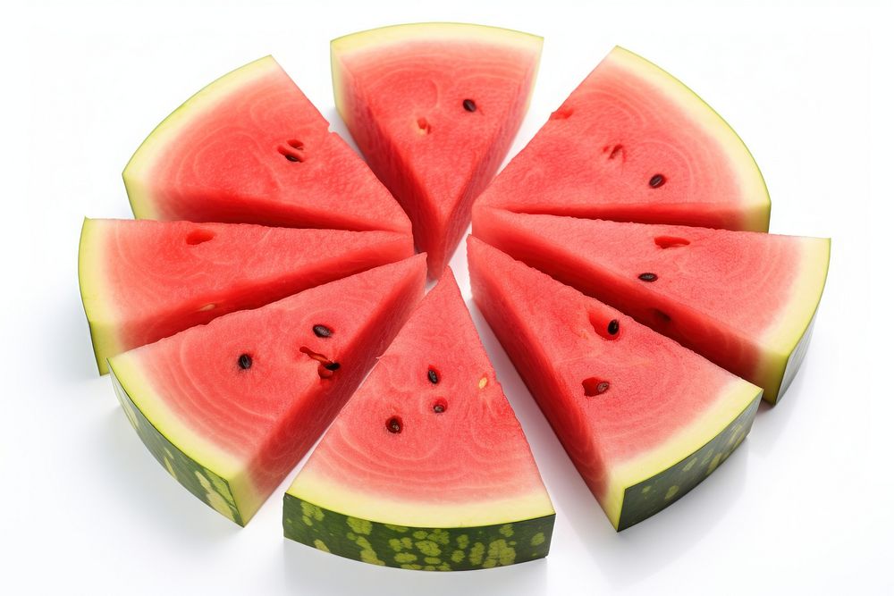 Watermelon slice fruit plant. AI generated Image by rawpixel.