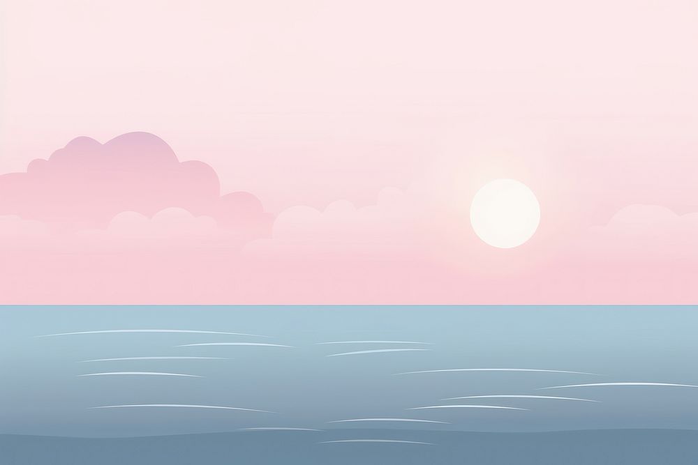 Seascape backgrounds outdoors horizon. AI generated Image by rawpixel.