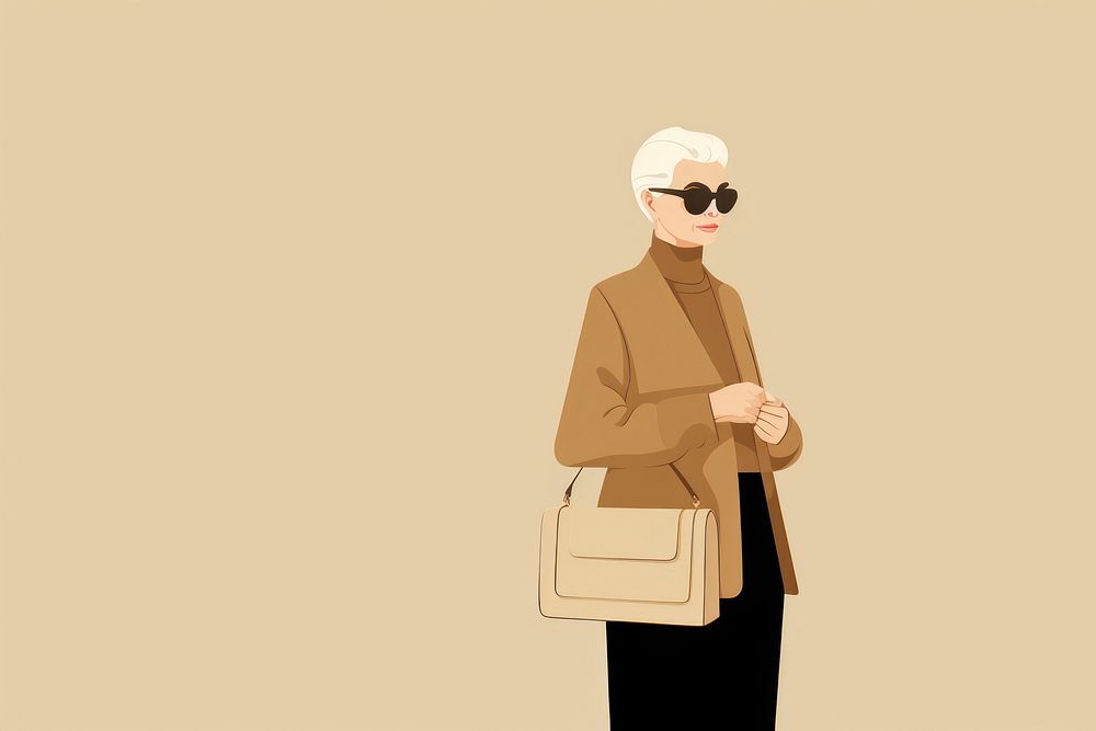 Grandmother bag handbag adult. AI generated Image by rawpixel.