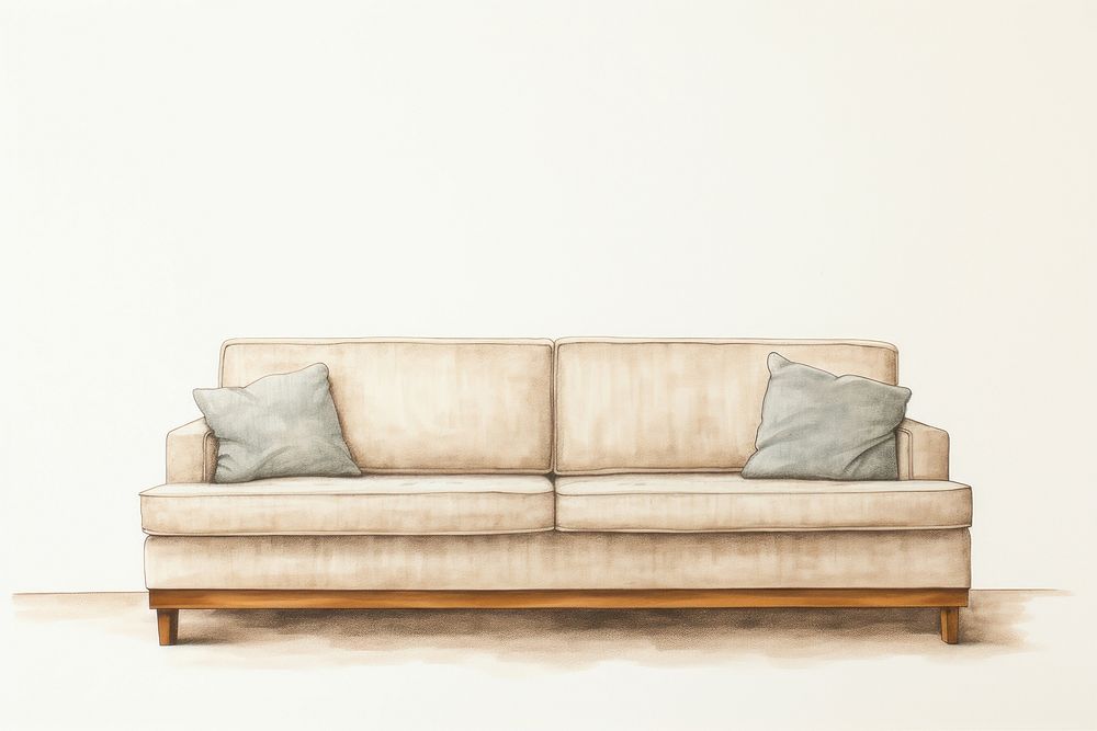 Home interior furniture cushion pillow. AI generated Image by rawpixel.