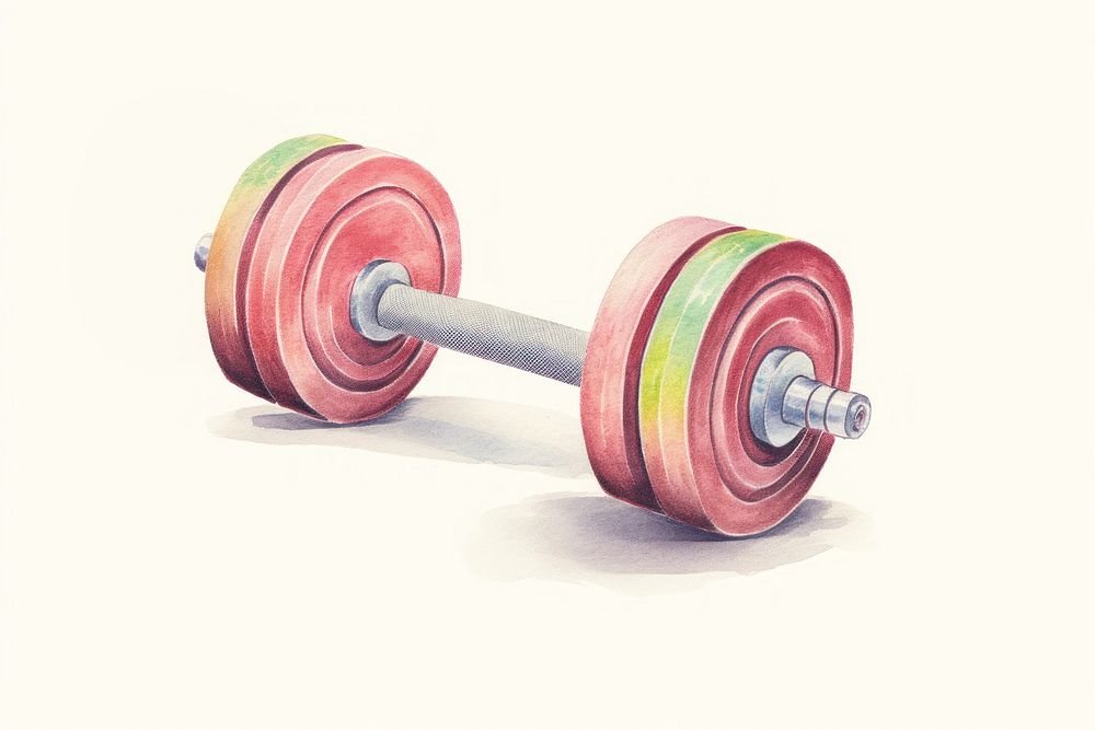 Workout sports gym white background. AI generated Image by rawpixel.