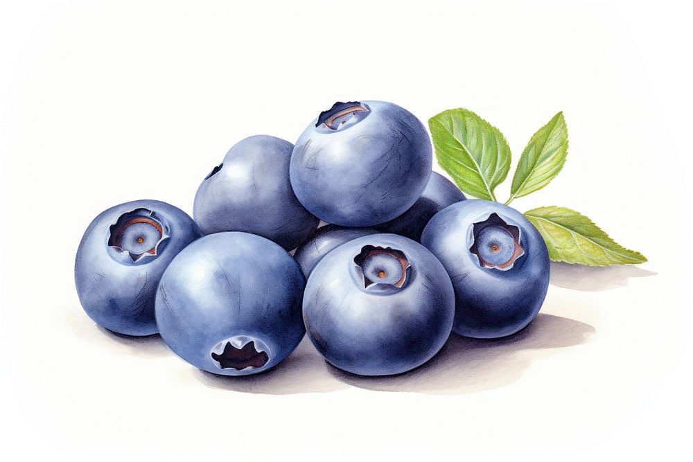 Blueberry blueberry fruit plant. AI generated Image by rawpixel.