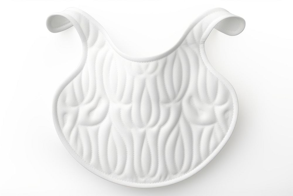 Baby bib white white background simplicity. AI generated Image by rawpixel.