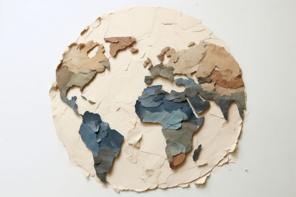 Earth craft creativity topography. AI generated Image by rawpixel.