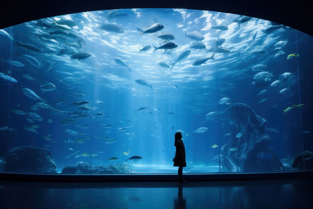 Aquarium animal underwater nature. AI generated Image by rawpixel.