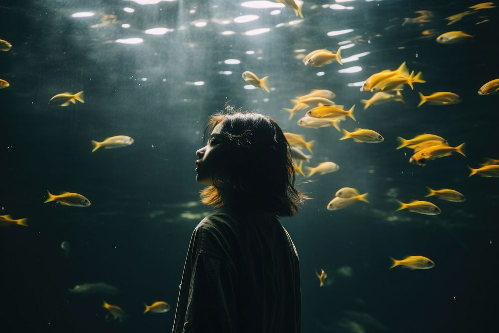Aquarium animal photography underwater. AI generated Image by rawpixel.