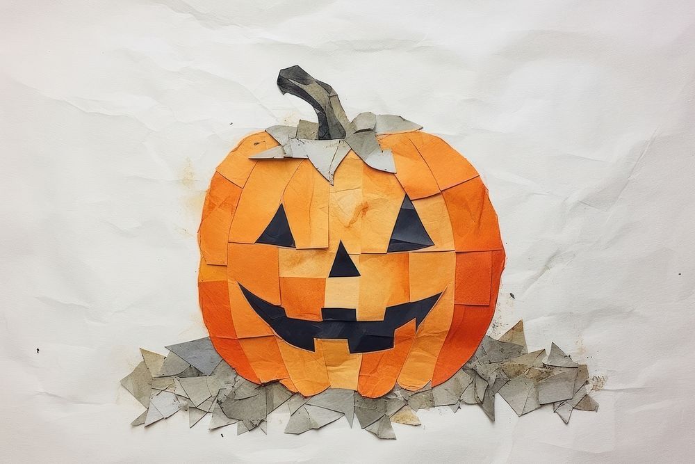 Pumpkin halloween pumpkin craft. AI generated Image by rawpixel.
