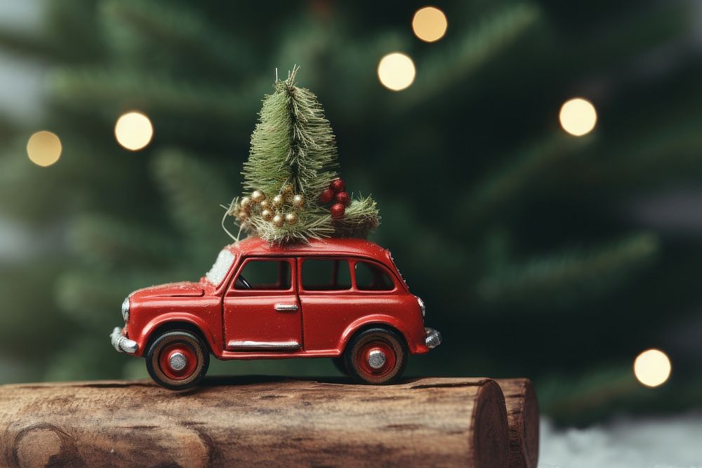 Christmas car vehicle tree. 