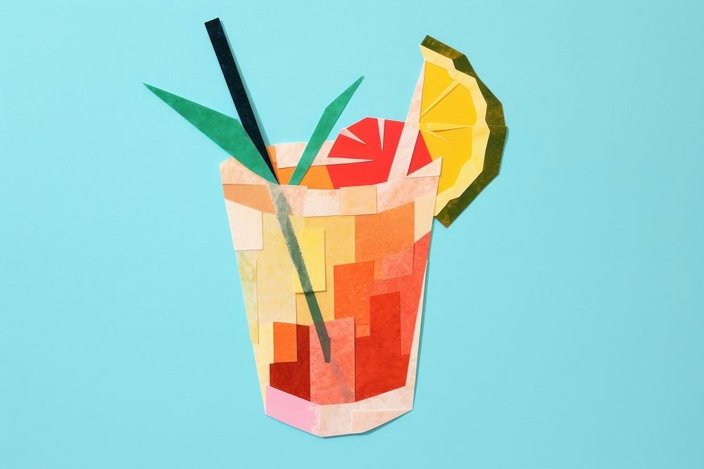 Cocktail cocktail drink fruit. AI generated Image by rawpixel.