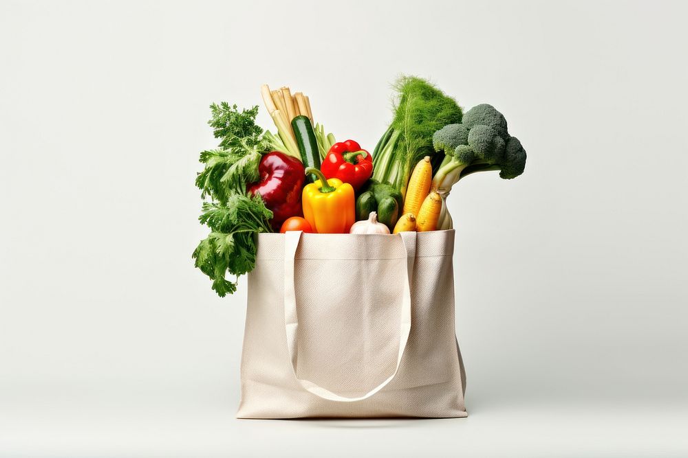 Food bag vegetable freshness. AI generated Image by rawpixel.