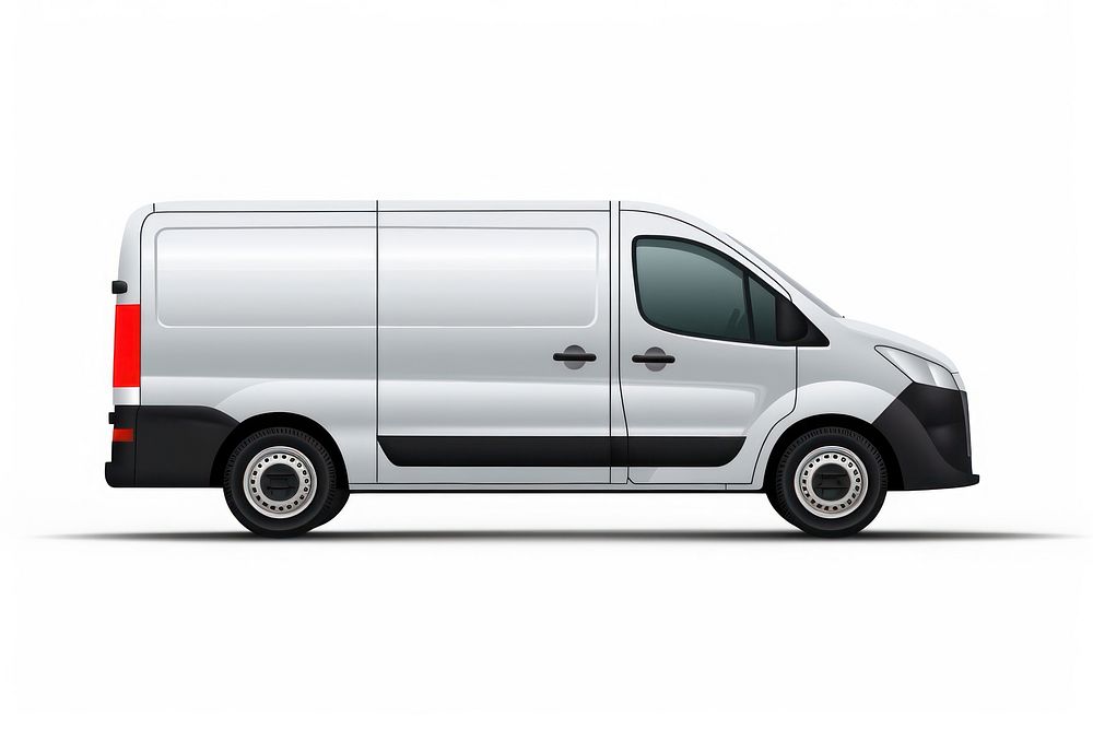 Cargo van vehicle minibus car. AI generated Image by rawpixel.
