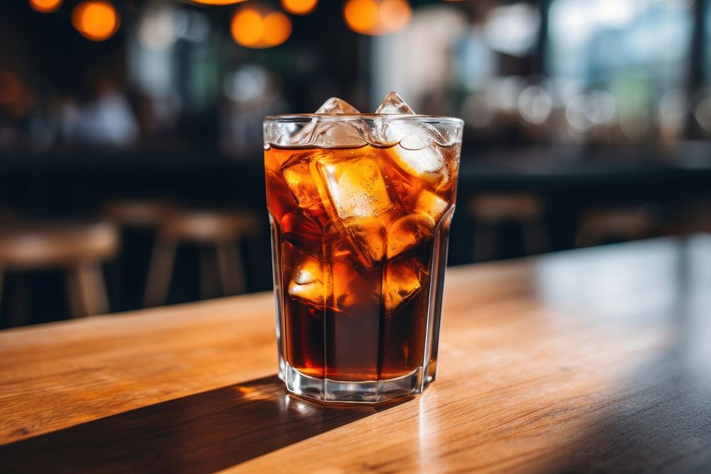 Cold brew glass drink soda. AI generated Image by rawpixel.