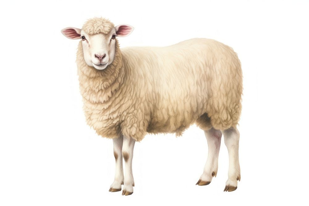 Sheep sheep livestock animal. AI generated Image by rawpixel.