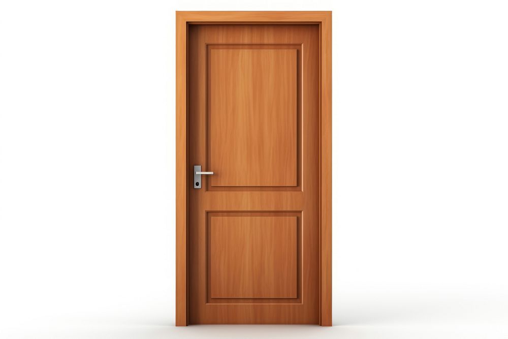 Door closed brown wood. AI generated Image by rawpixel.