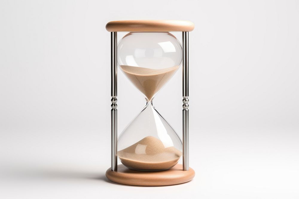 Hourglass deadline lighting timer. AI generated Image by rawpixel.