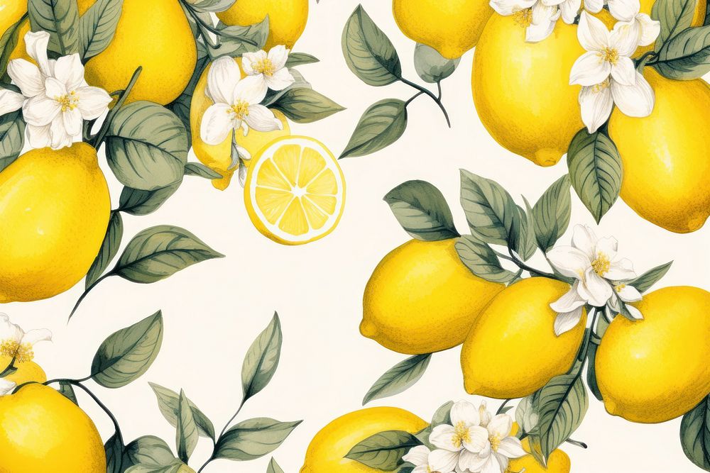 Lemonade backgrounds grapefruit pattern