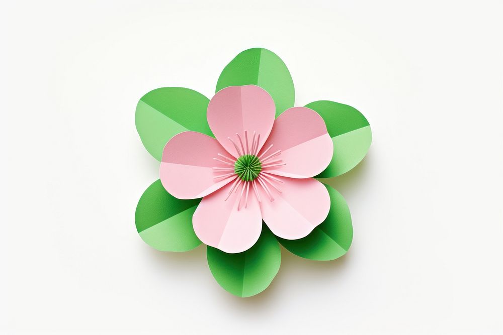 Sakura flower art plant green. AI generated Image by rawpixel.
