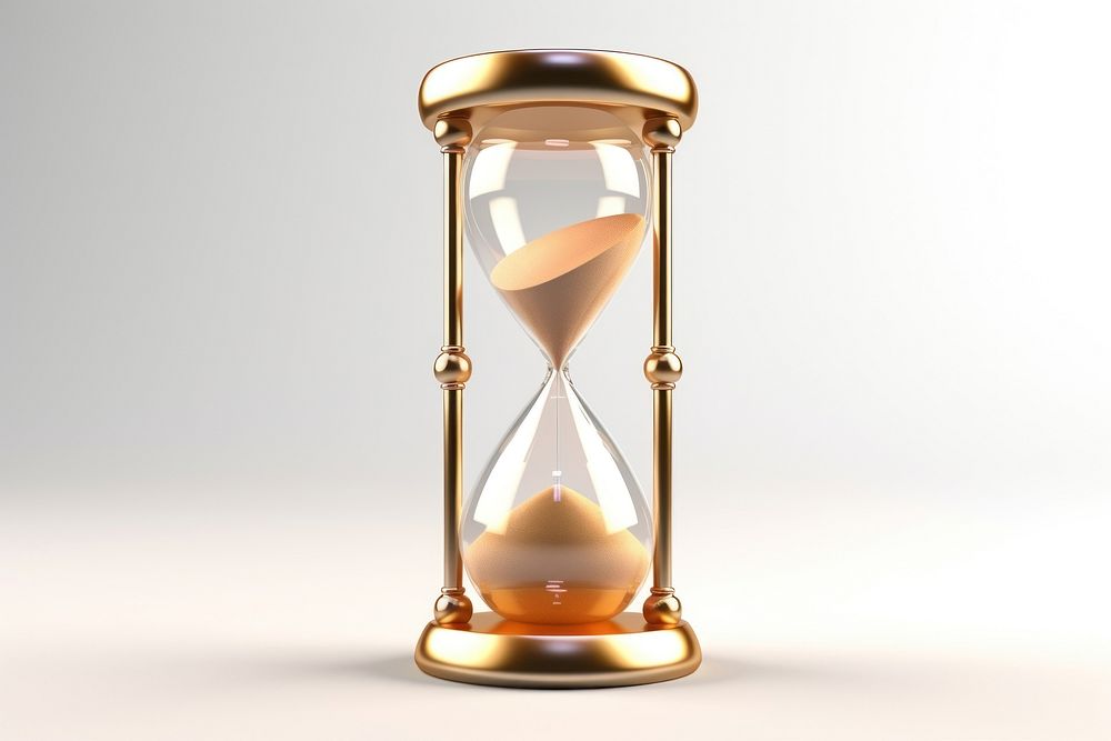 Hourglass deadline lighting number. 