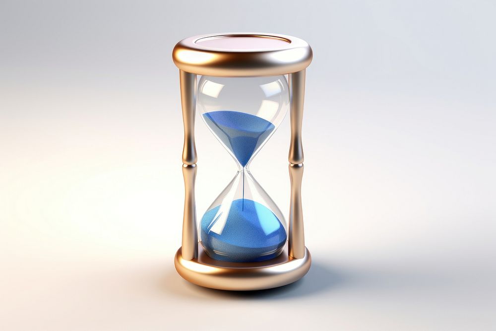 Hourglass deadline number circle. AI generated Image by rawpixel.