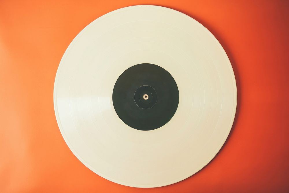 Vintage vinyl music white electronics. AI generated Image by rawpixel.